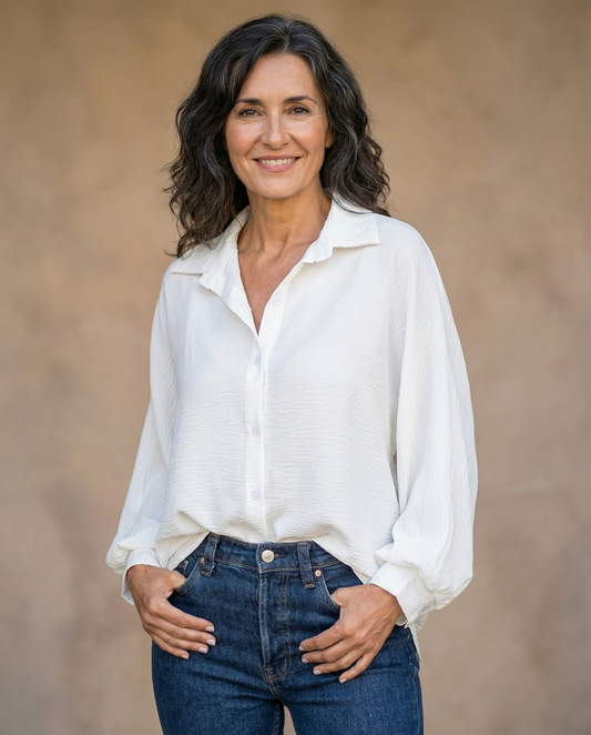 Vellaro blusa larga con botones