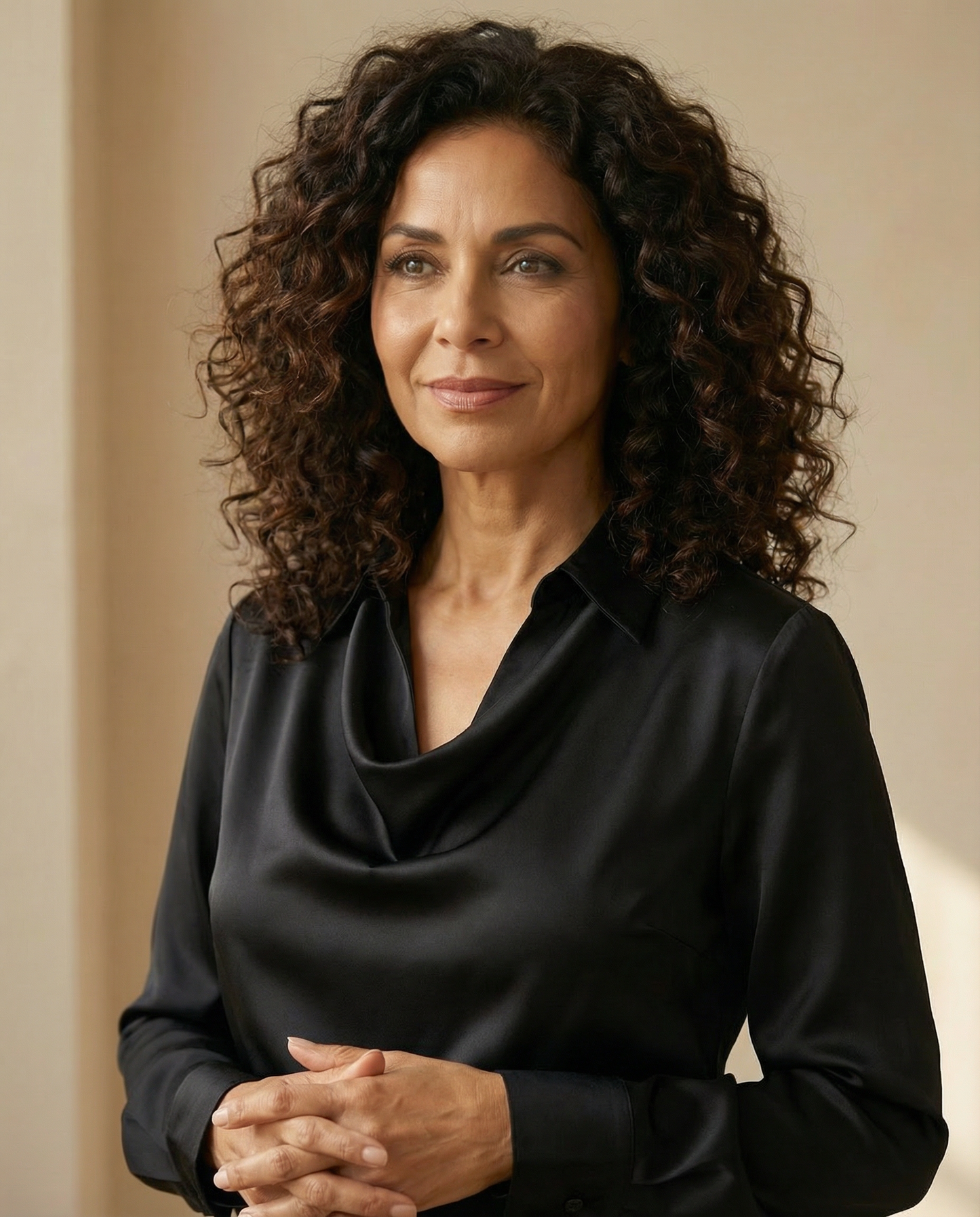 Vellaro blusa satinada elegante