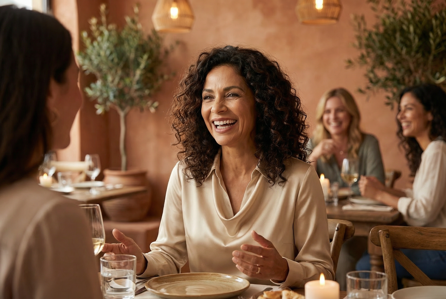 Vellaro blusa satinada elegante