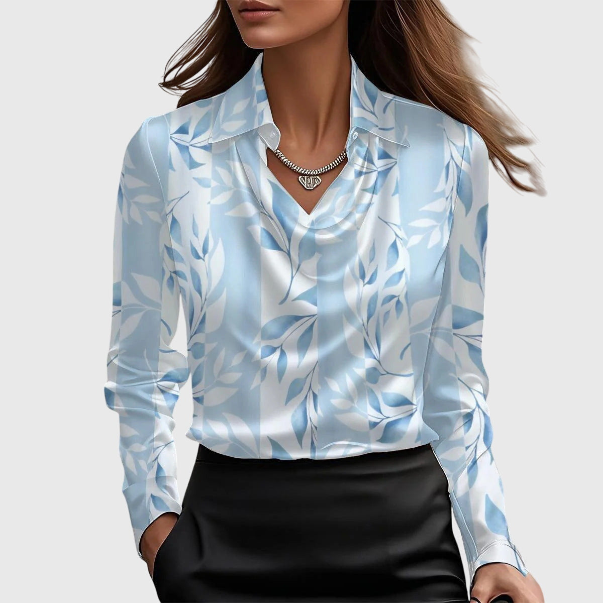 Vellaro blusa satinada elegante