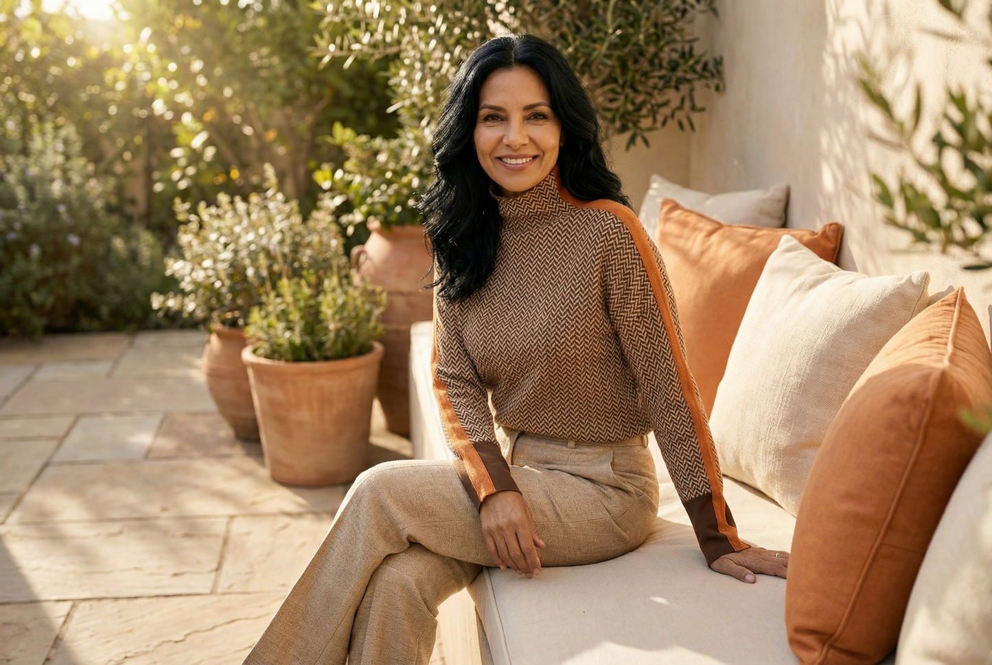 Vellaro suéter de cuello alto de diseño