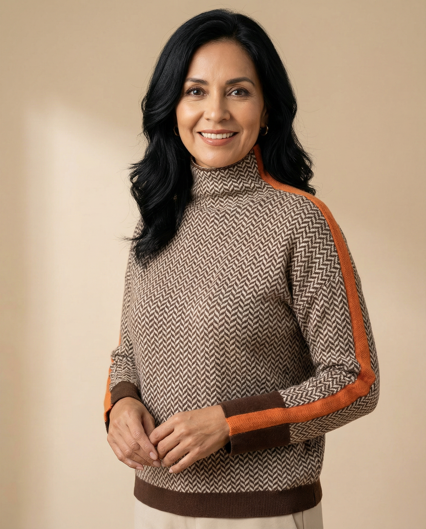 Vellaro suéter de cuello alto de diseño